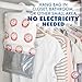 Arm & Hammer Hanging Moisture Absorber and Odor Eliminator, 16.1 oz., 6 Pack, Clean Burst, Moisture Absorbers for Closet and Small Rooms, Long-Lasting Freshness