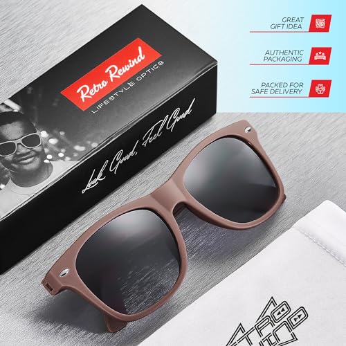 Image of Retro Rewind Kids Sunglasses for Boys Girls Age 3-12 - Shatterproof UV400 Toddler Children Sun Glasses