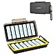 KIWIFOTOS 18650 Batteriebox Aufbewahrung für 14 Stück 18650 Akku und alle ähnlich großen Akkus - 18650 Batterien Schutzbox Akkubox Organizer Batteriegehäuse Batteriehalter Etui