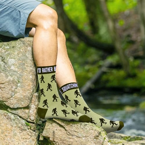 Image of VICRAZY Father Day Gifts for Husband, Dad, Grandpa, Men - First Mother's Day for Pregnancy Mom, Wife - Funny Bigfoot gifts