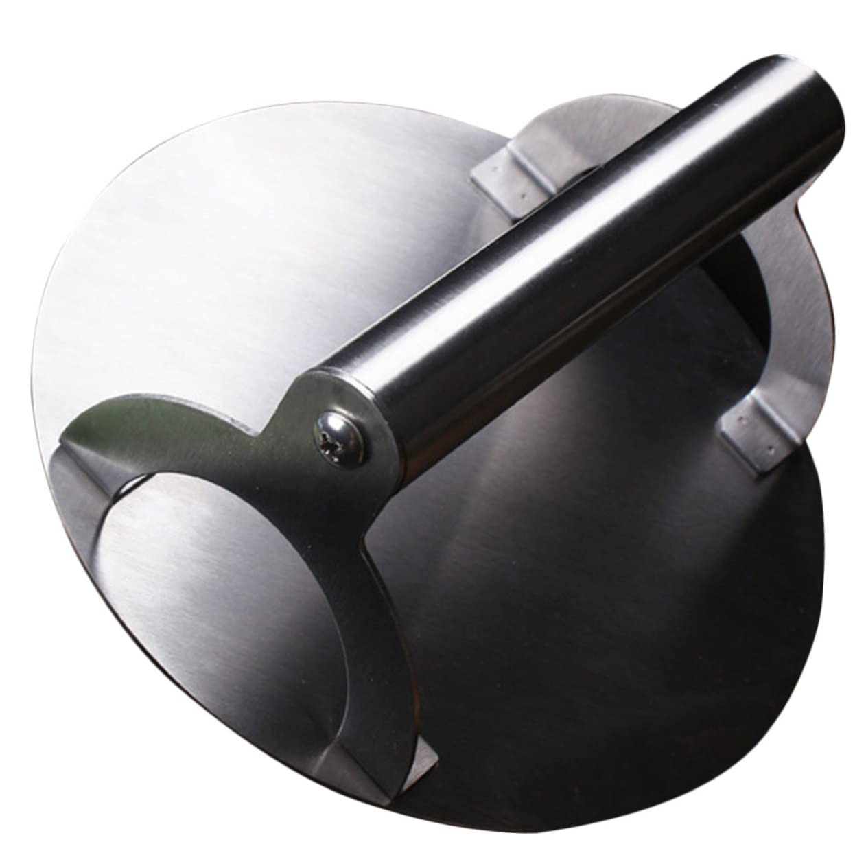 Alipis Round Stainless Steel Burger Press Tool Smash Burger Smasher for Easy Patty Making Non Stick Surface Kitchen Gadget for Family Gatherings and BBQ Parties