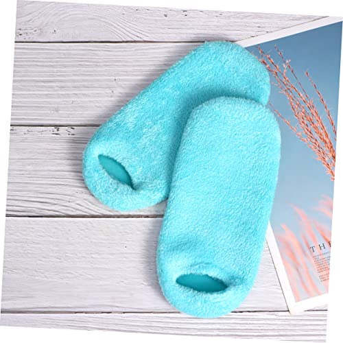 FRCOLOR 1 Pair Foot Softening Socks Dry Feet Socks Footcare Socks Ondo Socks for Women Spa Moisture Womens Socks Heel Repair Foot Moisturizing Socks Anti-Crack Socks Cosmetic Shield Miss - Image 4
