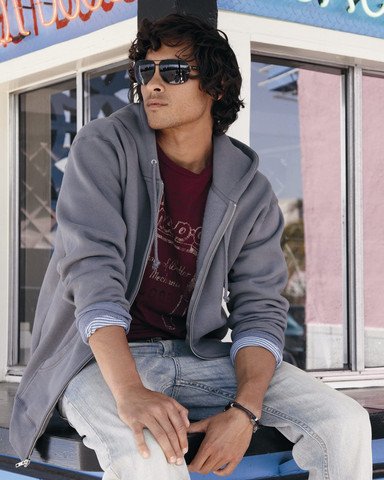 Independent Trading Co ITC Mens Hooded Sweatshirt IND4000Z, Army, Large2