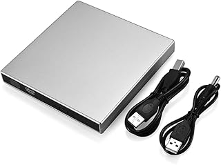 UKCOCO Drive Player Leitor De Bluray Externo Drive 3D Slim Óptico Bluray Gravador USB Unidade De Disco USB Unidade De Dvd Gravador De Dvd Unidade Portátil Queimador De CD Leitor De CD