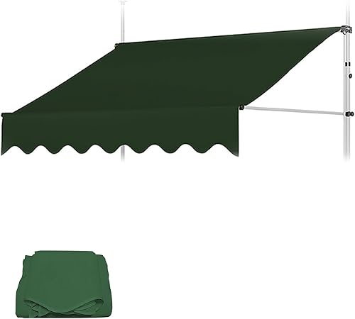 Reemplazo de tela retráctil para toldo, paño exterior duradero para toldo, protección UV, impermeable, para ventanas al aire libre y patio (Color