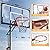 Basketball Hoop Outdoor 10 FT Height Adjustable Basketball Goals Systems Portable with 44" Backboard and Wheels for Youth Adults Kids - Backyard, Driveway, Indoor Play