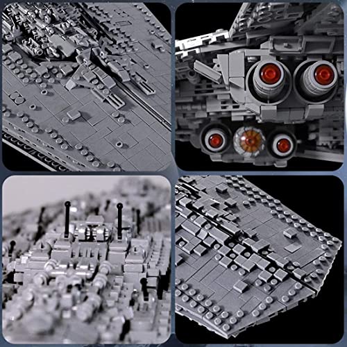 EWWEEQQ Technology Star Destroyer Model Mold King 13134 7588 Teile Großer UCS Super Star Destroyer MOC Clamp Building… – Bild 6