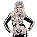 Produktbild Lively Moments Skelett Longshirt / Pullover mit Knochen in 3D-Optik Gr. S/M für Damen / Halloween Kostüm Zubehör