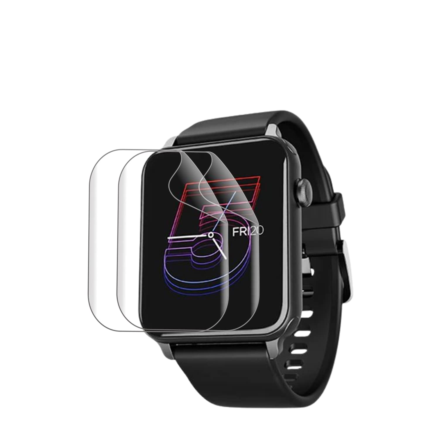 Wisely [Pack 3 For Boat Wave Call Smart Watch Screen Guard Scratch Guard Full Screen Protector Compatible for Boat Wave Call 1.69" - Flexible TPU - HD Clear (Pack of 3) (B0BFNNC9J7) Amazon Price History, Amazon Price Tracker