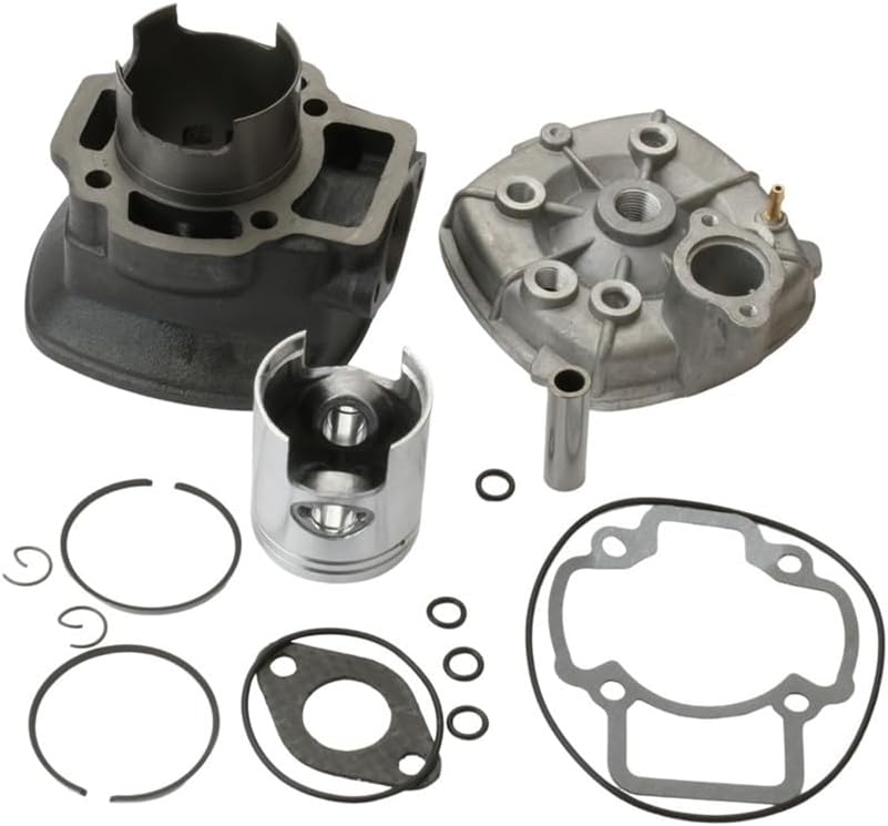 Scooter Big Bore Cylinder Kit & Head 70cc 2-Stroke 47mm 12mm FIT for P50 Nrg Extreme Rst Mc2 Zip 50cc