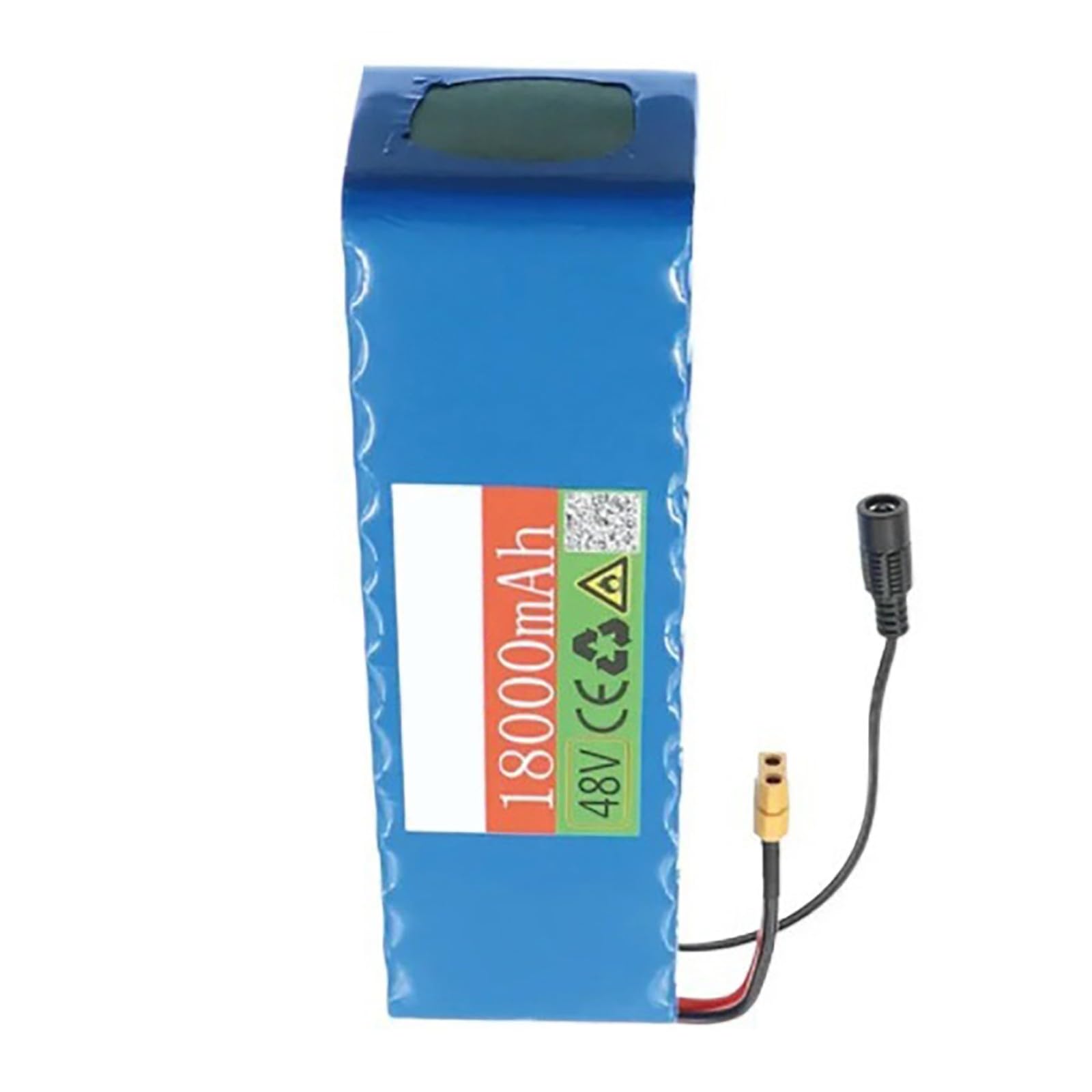 Batterie au lithium 48 V 18 Ah pour trottinette électrique, avec connecteurs XT60, compatible avec les kits moteur de 250 à 500 W, avec chargeur. 48V 18Ah,XT60