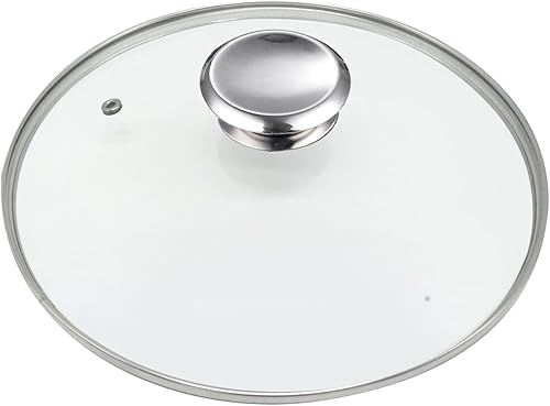 Cook N Home 02592 Tapa de vidrio templado para sartén, 8 pulgadas7.9 in, transparente
