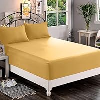 Elegant Comfort 1500 Premium Hotelkwaliteit 45 61 Cm Diep Eenpersoons Hoeslaken Met Extra Diepe Hoeken Voor Hoge Matras Luxe En Zachtste Slimme Zak Kreukvrij Twin Twin Xl Creme 2887751922