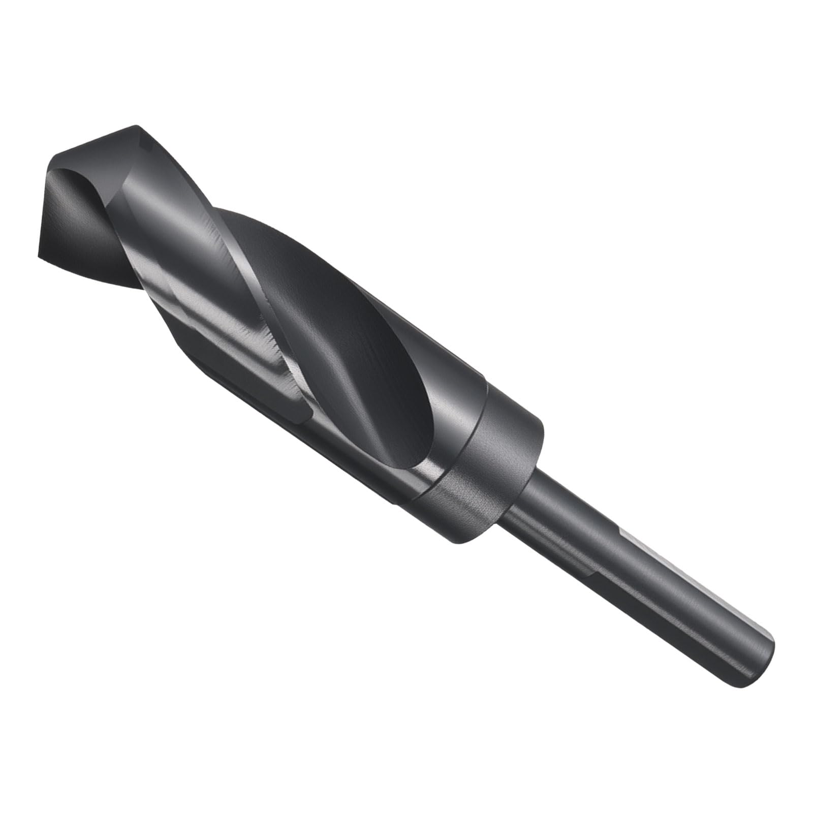 METALLIXITY Drill Bit(26.50mm), 1/2" Reduced Shank 3-Flat 4341 High-Speed Steel 118° Bits for Drilling Medium to Low Thin Steel Copper Aluminum Wood Plastic DIY Project Nitriding Black