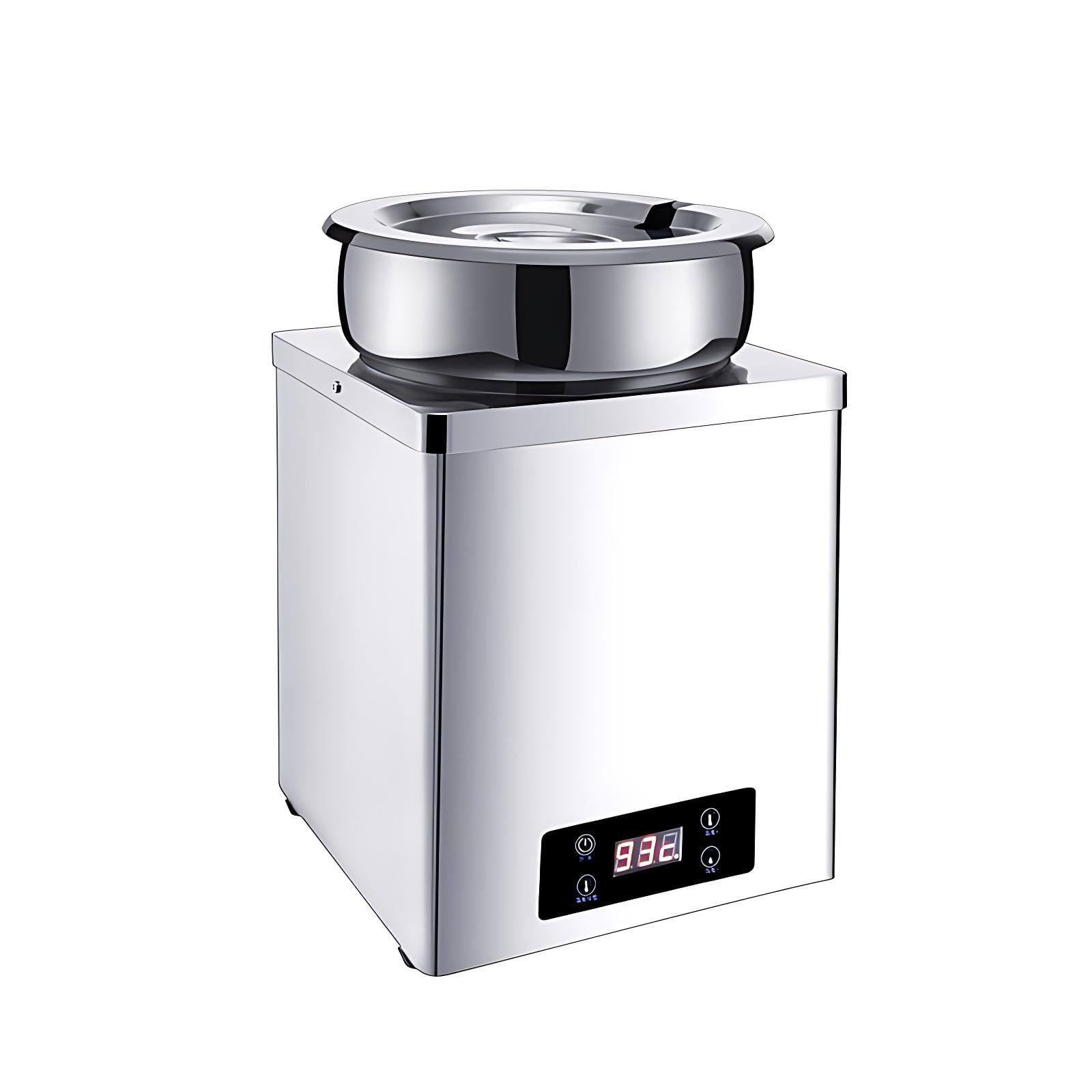 GSHSHOU Pearl Warmer Tapioca Machine Boba Insulation Pot3L/7L,three-Dimensional Circulation, Efficient Heating,for Keeping Milk Tea and Sushi Bars Warm 7L