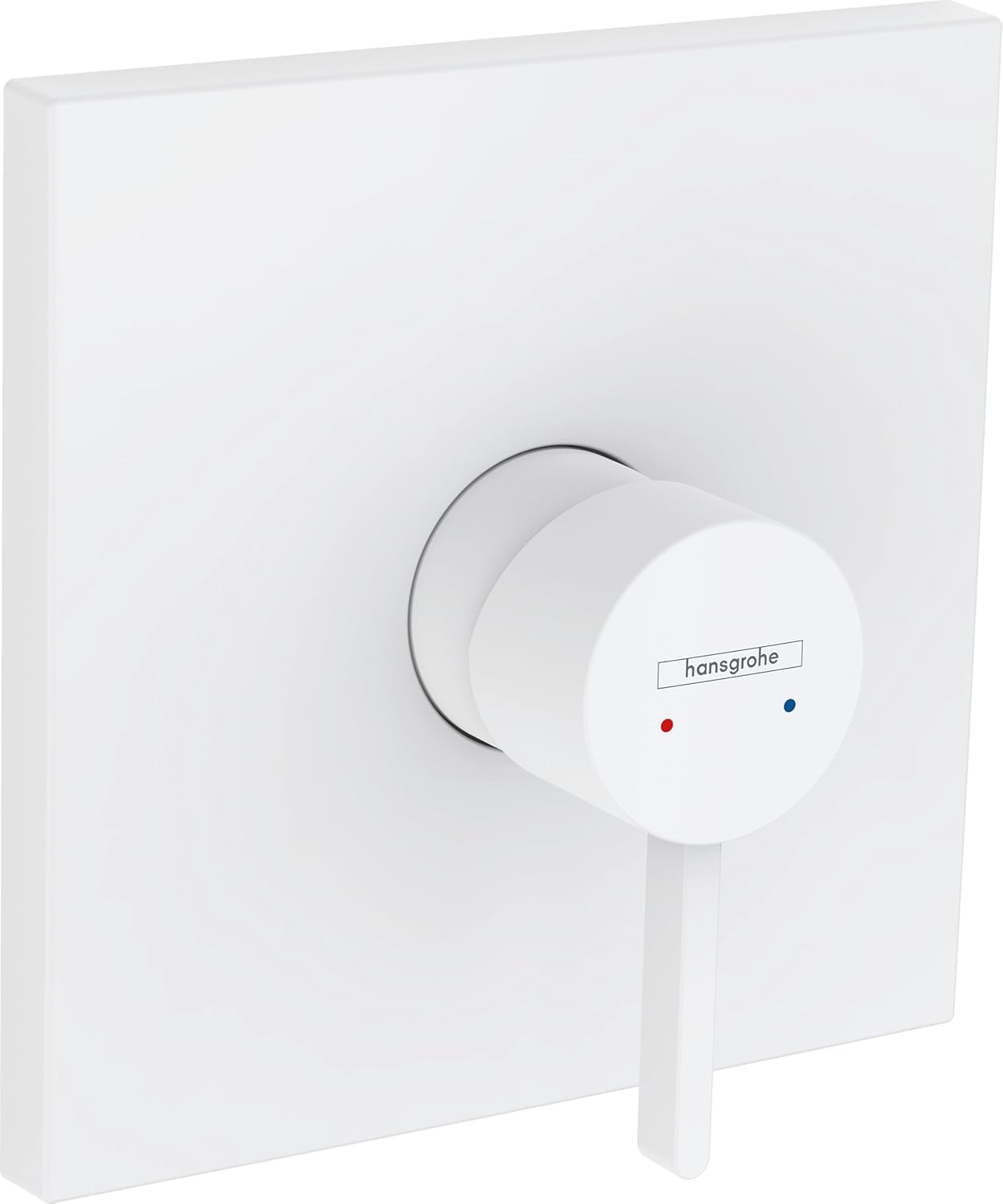 hansgrohe Wannenarmatur Finoris, Unterputz Brausebatterie, Duscharmatur für 1 Funktion, Mattweiß