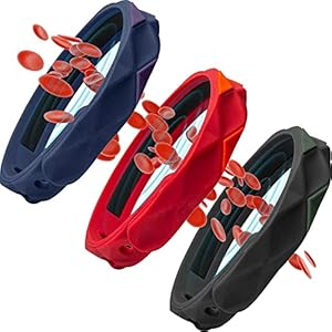 Redup infrarood negatieve ionen armband, negatieve ionen instelbaar, antistatische sportarmband voor mannen en vrouwen, lymfedrainage armband om af te vallen, magnetische lymfedetox armband (3 stuks)