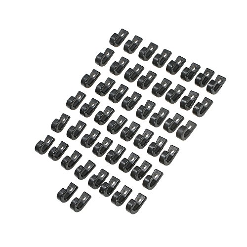 Kayak Hook, Andoer 50pcs Nylon Bungee Lashing Shock Cord J Ganchos Gancho de Amarração para Caiaques