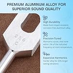 Body Tuners Tuning Forks - 256Hz & 384Hz (C&G) for Sound Healing, Precision-Machined Aluminum Alloy - Made in USA - Chakra Healing, Sound Therapy, Reiki, Yoga, Energy Balancing Tools. - Image 5