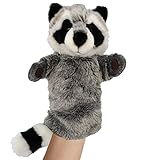 alles-meine.de GmbH Handpuppe -  Waschbär  - Handspielpuppe - 36 cm groß ! - Kasperletheater - für Kinder & Erwachsene - Plüschtier - Waschbären / Bär - Stinktier - Waldtier - ..