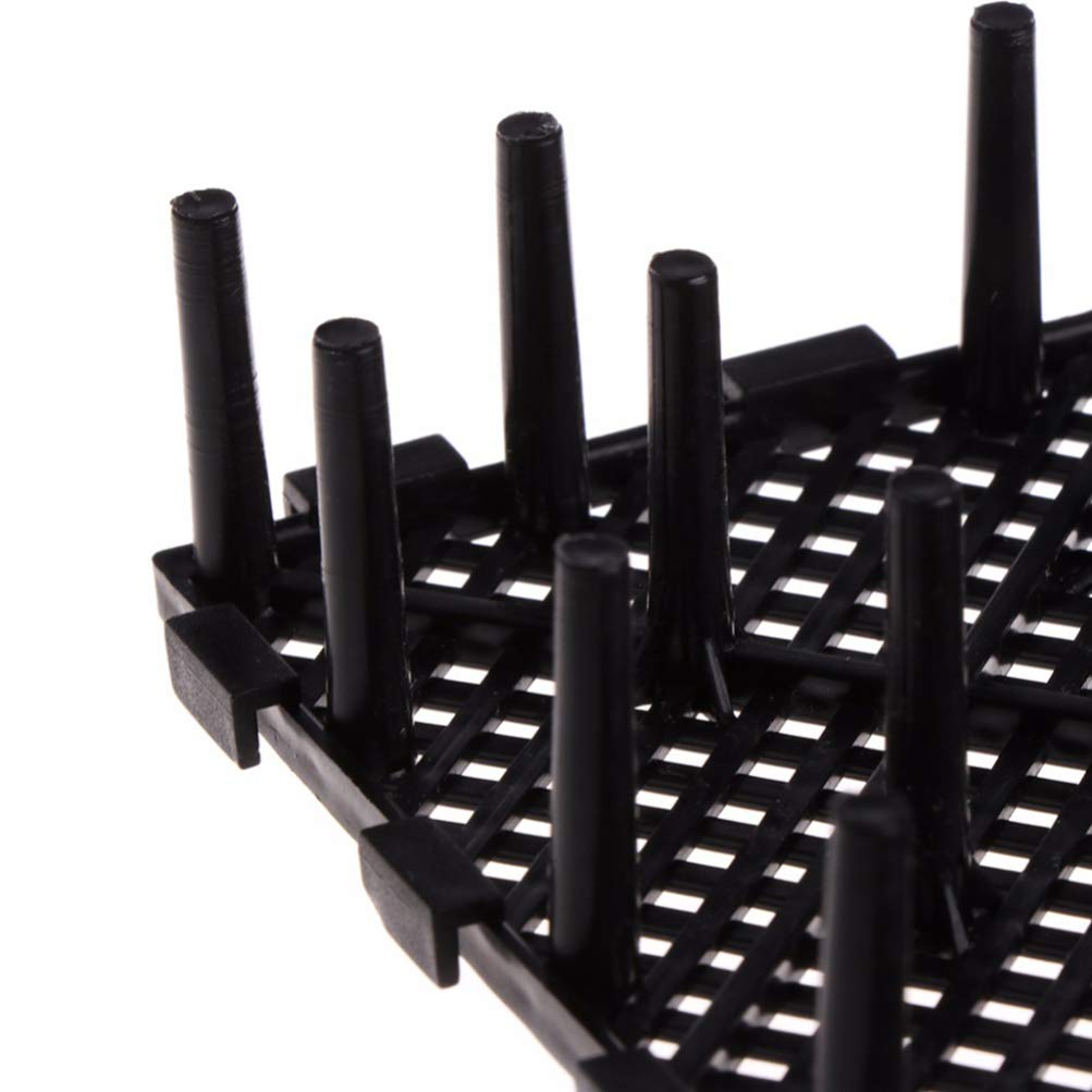 POPETPOP 10 Plaques Filtrantes Inférieures en PVC pour Aquarium 5.91X5.91X1.06 Pouces Panneaux De Filtration sous Gravier Adaptés pour Réservoirs De Poissons Et Séparation Efficace