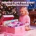 Unicorn RC Car for Girls, Rainbow Glow & Drift Wing Remote Control Car,2.4GHz RC Cars 1:18 Scale,Kids Toys Age 3 4 5 6 7 8 9 10 11 12,Girls Birthday Gifts,Christmas Basket Stuffers for Kids Age 3-12