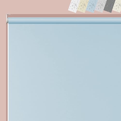 Miniatura 20 de Persianas enrollables opacas para ventanas y dormitorios, oscurecimiento de la habitación, impermeables, con aislamiento térmico, para ventana