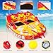 MewVeer Towable Tubes for Boating, 1-2 Riders Towables Inflatable Boat Tube for Boat Tubing, Towables Rider Deck with Full Nylon Cover for Water Sports
