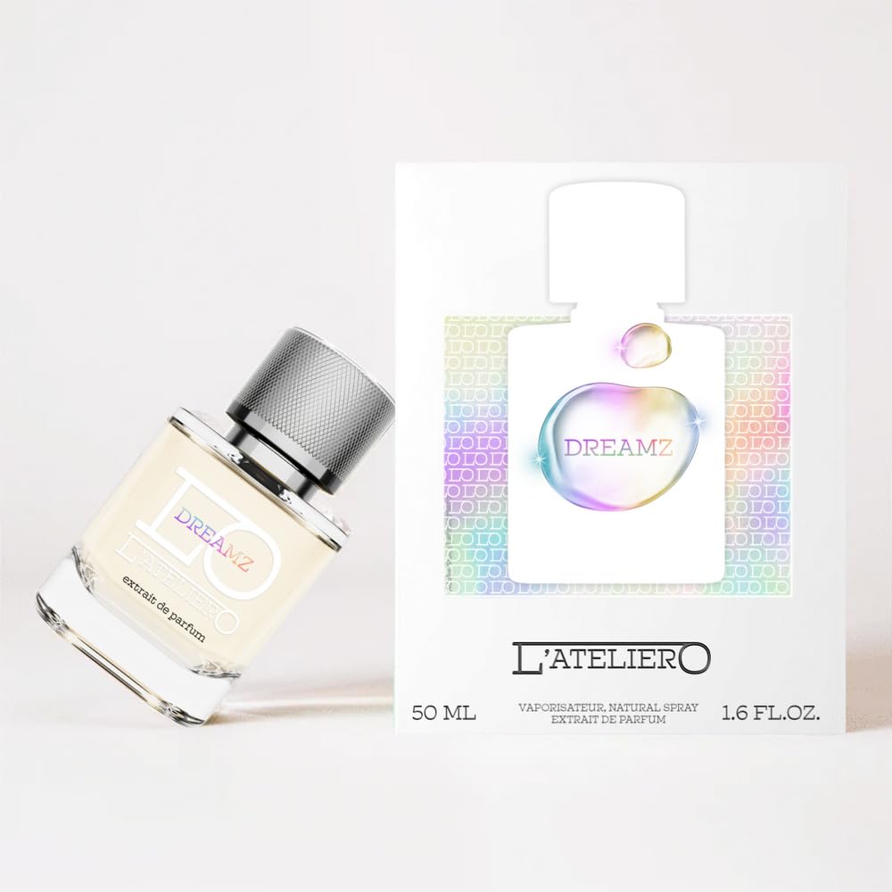 L'ATELIERO - DREAMZ - Extrait de Parfum - 50ml - Unisexparfum - Frisch, Sauber, Aquatisch, Zitrisch - Duft nach Frischer Wäsche