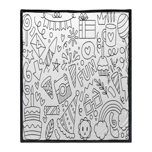 Couverture à colorier cadeau idéal pour camarades de classe et amateurs d'art