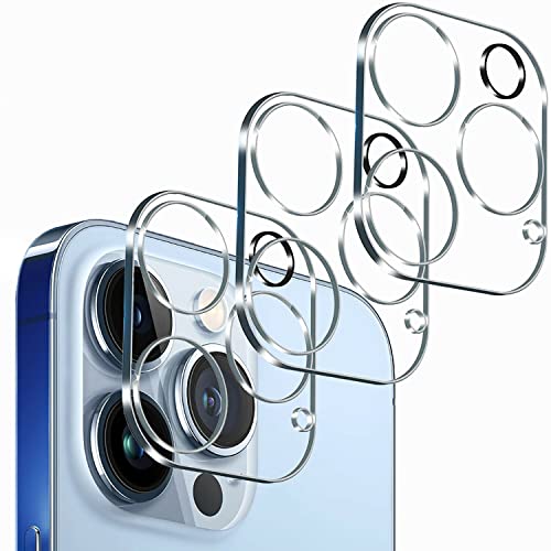 - 3 Pellicola Fotocamera per iPhone 12 PRO Max Anti Macchia Anti Grafio 3D Full in Vetro Temperato Durezza 9H Installazione Facile