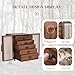 KAOTGOT Jewelry Box for Women Girls, Wooden Jewelry Box Organizer Functional With Drawers, 5 Layers Jewelry Storage Organizer for Earring, Ring, Necklace, Bracelets