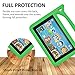 2019 7in Tablet case for Kids,Incompatible with iPad Nokia Sony Tablet-SHERBORN Lightweight Shockproof Case with Stand Handle for 7 Inch Tablet-Green