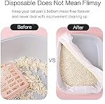 Cat Litter Box Liners, Jumbo Drawstring Cat Litter Pan Bags Lourds, Durable Kitty Litter Sacs pour chats,Aliments pour animaux(14 Boîte)