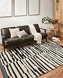 Loloi Chris Loves Julia Alice Collection ALI-03 Antique/Black 6'-5' x 9'-2' Area Rug