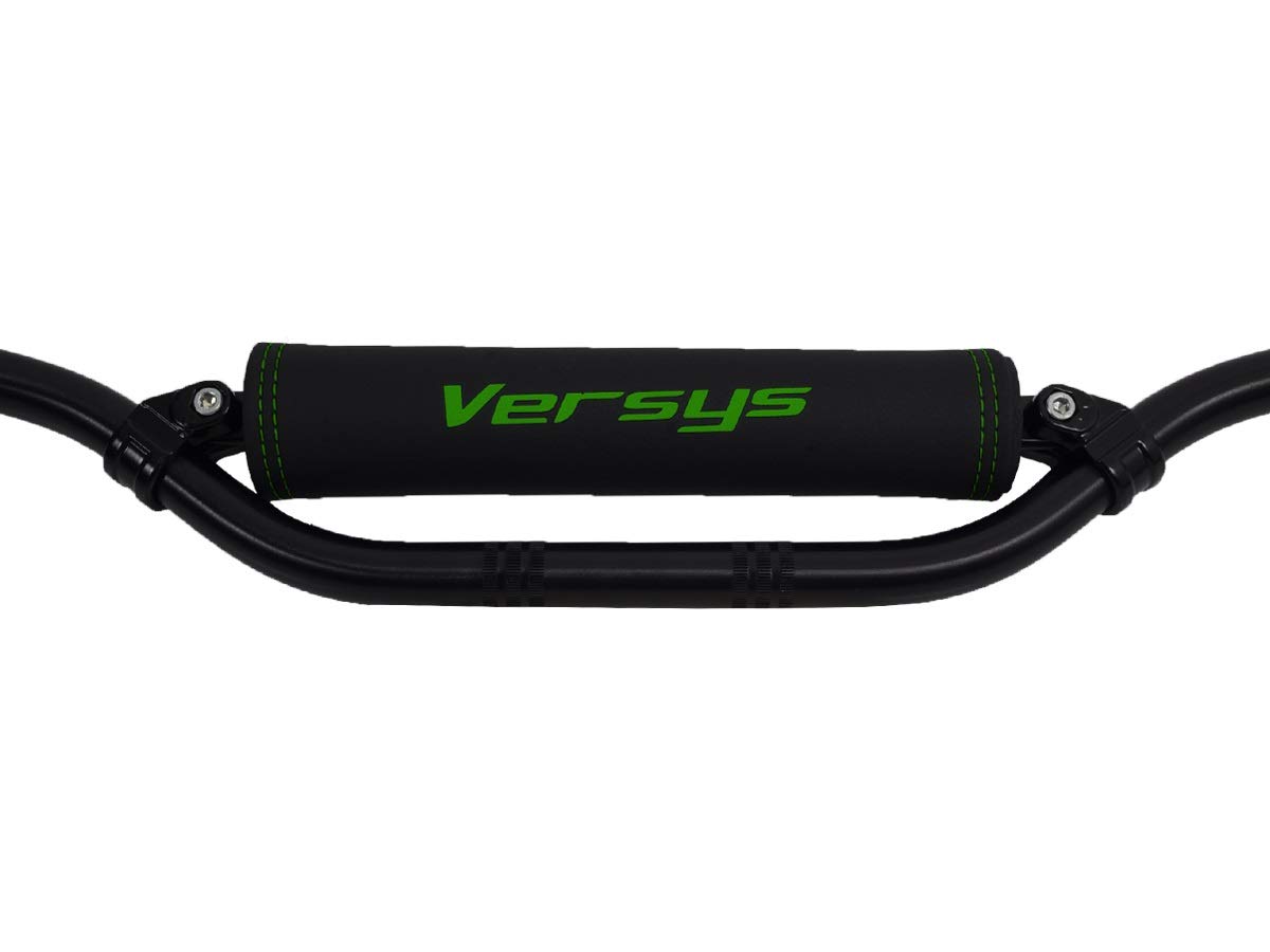 Coussin de barre transversale Kawasaki Versys logo vert pour éviter les chocs au guidon - 2