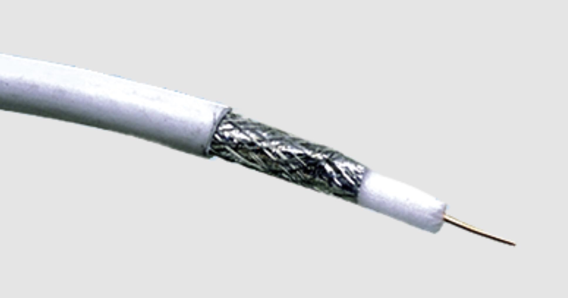 Cable coaxial de Antena TV/Sat 75 Ohm (Ω) [Rollo 100 Metros]
