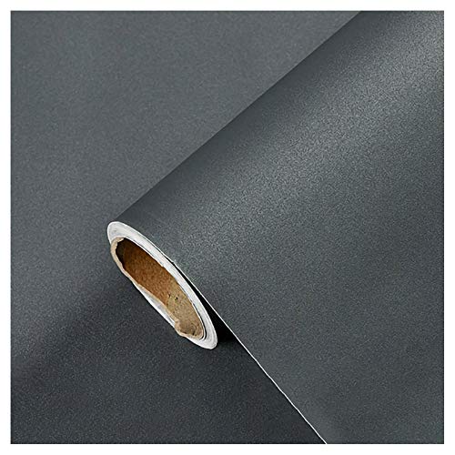 Papel adhesivo para muebles gris cemento mate, vinilo autoadhesivo impermeable de 60cmx3m 2