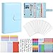 Revspoir 80-in-1 Budget Planner, 6 Löcher Notizbuch Budget Binder für Budget Geld, mit Clear Cash Umschläge, Budget Blätter und Label Aufkleber, Cash Organizer, Ideal für Reisen oder Arbeit (Blau) Buch mit günstig Kaufen-Revspoir 80-in-1 Budget Planner, 6 Löcher Notizbuch Budget Binder für Budget Geld, mit Clear Cash Umschläge, Budget Blätter und Label Aufkleber, Cash Organizer, Ideal für Reisen oder Arbeit (Blau)
