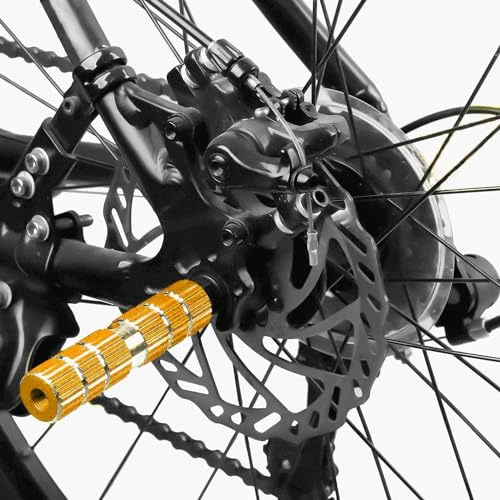 image for Fat-Cat 1 Pairs Bike Pedals Axle Foot Rest Pegs Anti-Slip Rear Feet Pe