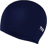 TYR Latex Adult Swim Cap for Men & Women - Durable Hydrodynamic Fit for Training & Recreation