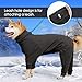 Dotoner Fleece Hundepullover Wintermantel Hundemantel Grosse Hunde Fleecejacke mit Beinen Hundebademantel für Kleine Mittelgroße Haustiere Hundebekleidung,Chihuahua,Beagle,Weicher Hunde Pyjamas