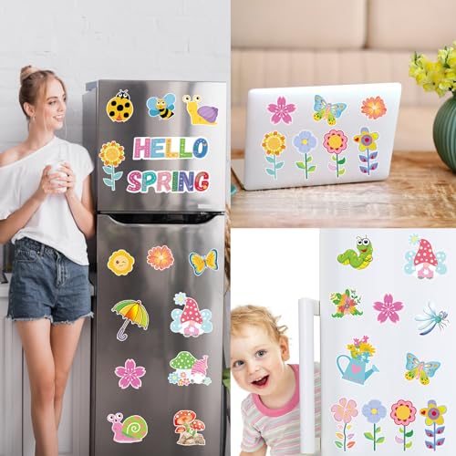 25pcshellospringrefrigeratormagnetscolorfulflowersbutterflygnomemagnetstickersdecalsspringfridgemagnetsforcargaragemetaldoorofficewhiteboardspringholidaydecorations Urban Country Home Decor 25pcs hello spring refrigerator magnets colorful flowers butterfly gnome magnet stickers decals spring fridge magnets for car garage metal door office whiteboard spring holiday decorations urban country home decor