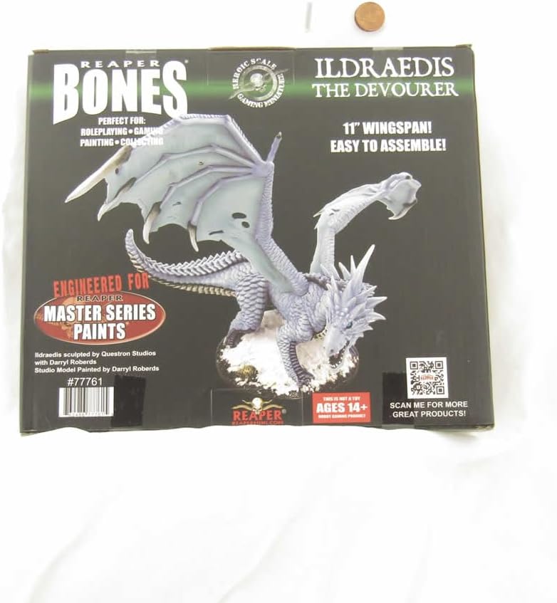 Classic Bones: White Dragon, Ildraedis the Devourer by Reaper Miniatures