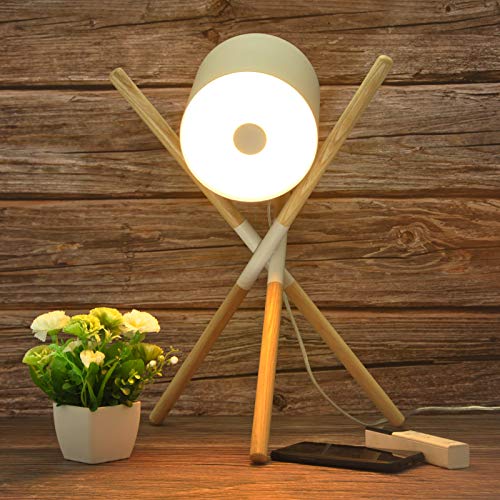 Get Discount 70% Price Vintage Table Lamp Adjustable Head Direction Height for Farmhouse Industrial Decor, Tripod Table Lamp Modern Nordic Design Wood Legs for Bedroom Living Room Studio Cafe, White(No Bulb) Get Discount 70% Price Vintage Table Lamp Adjustable Head Direction Height for Farmhouse Industrial Decor, Tripod Table Lamp Modern Nordic Design Wood Legs for Bedroom Living Room Studio Cafe, White(No Bulb)