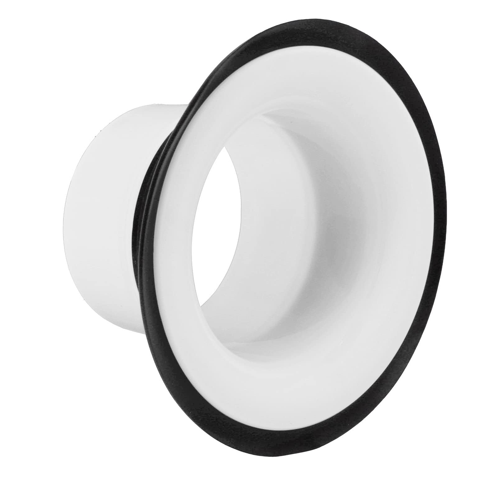 Potenziatore Per Grancassa, Accessori Per Amplificatore di Grancassa in Gomma ABS con Adesivo Protettivo di Apertura Protezione Per Foro Porta Testata Grancassa(Bianco)