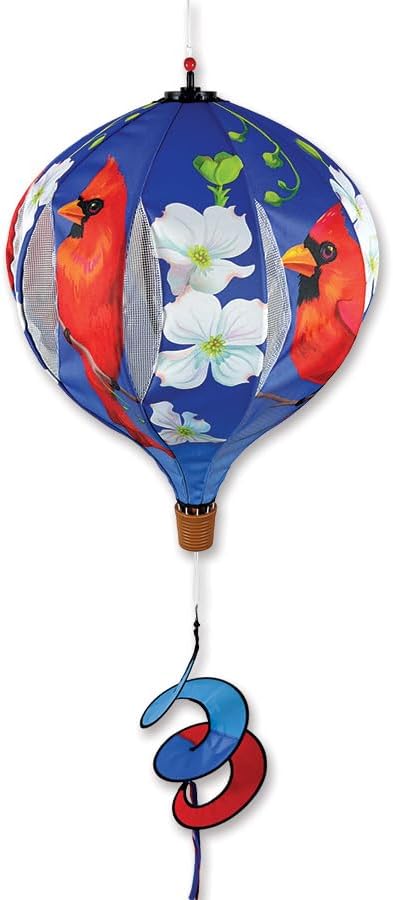 22 in. Pop-Open Hot Air Balloon - Cardinal and Dogwoods