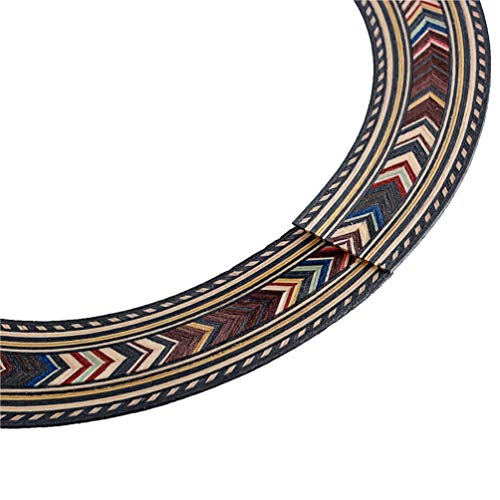 Supvox 94Mm Guitar Soundhole Rosette Decal Wooden Inlay Sticker For Acoustic Guitar Replacement Parts #TOP3