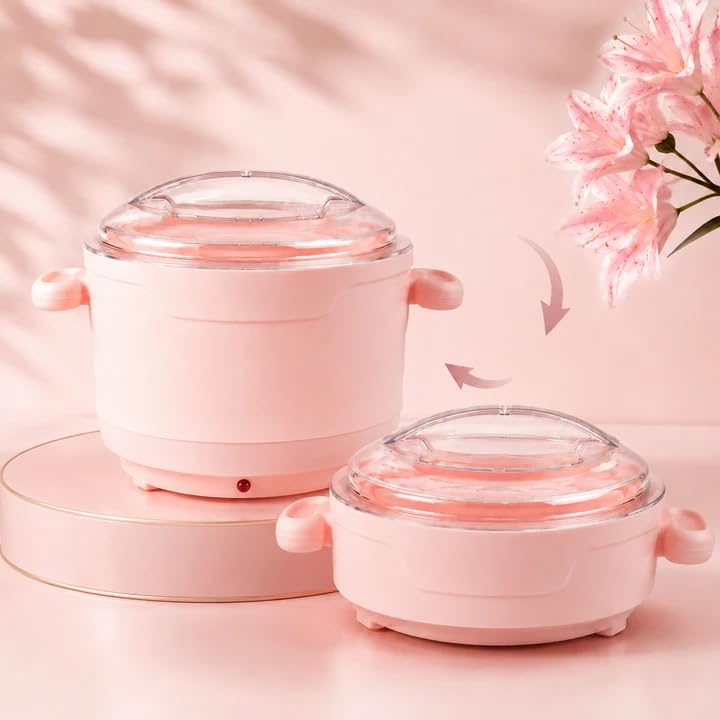 Purplesky Foldable Silicone Wax Warmer for Hair Removal