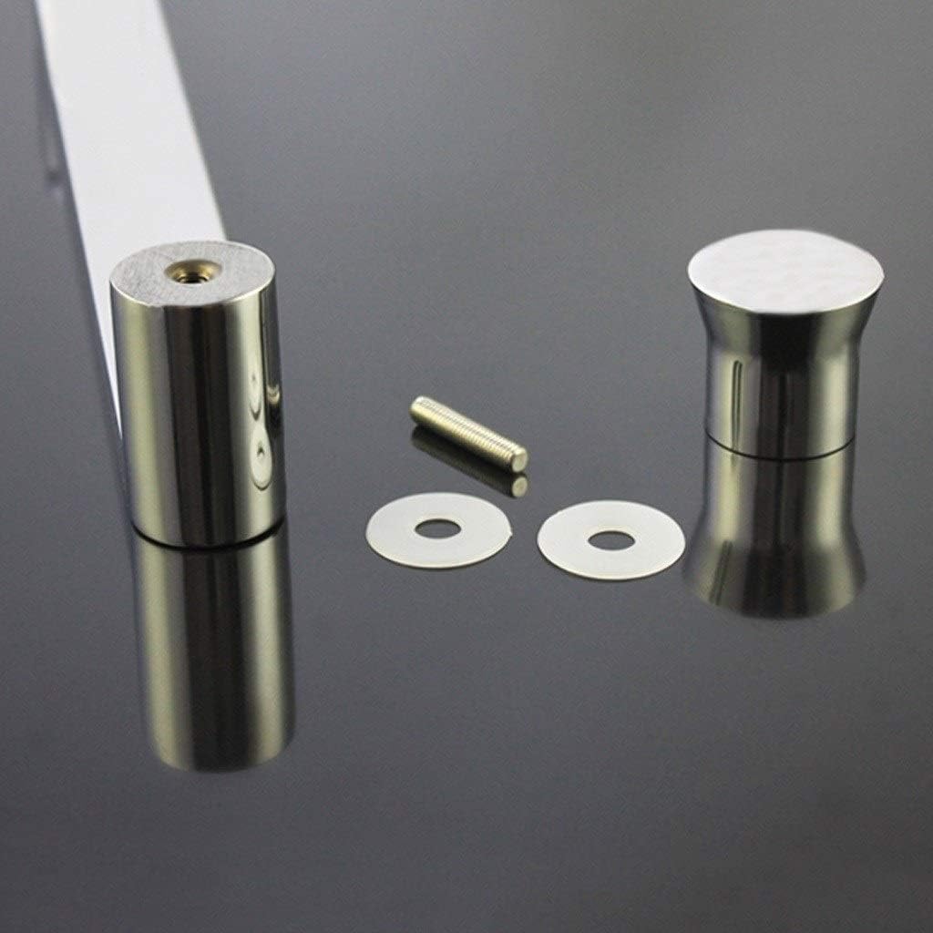 Shower door handles,Fashion Shower Door Handle Pull T Bar Door Lever Hardware Replacement Set | Bathroom Door Knobs for Interior Glass Doors | Polished Chrome Towel Bar Stainless Steel ( Color : Chrom